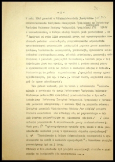 [Funkcjonowanie Instytutu na przestrzeni lat - do roku 1970]