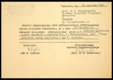 [Korespondencja do Marii Grzegorzewskiej w sprawie potwierdzenia otrzymania prac J. Doroszewskiej i R. Janeczko. Warszawa, dn. 16 stycznia 1962 ]