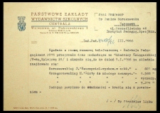 [Informacja o ilości książek "Nauczyciel-wychowawca w zakł." J. Doroszewskiej i "List&oacute;w do młodego&hellip;" Marii Grzegorzewskiej w Składnicy Księgarskiej, III.1966]