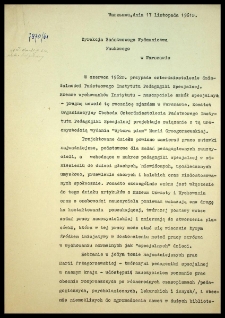 [Pismo do Dyrekcji Państwowego Wydawnictwa Naukowego w sprawie przyspieszenia wydania "Wyboru Pism" Marii Grzegorzewskiej. Warszawa, dnia 17 listopada 1961 r.]