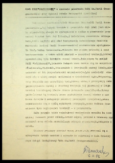 Apel NSZZ "Solidarność" w sprawie powołania Koła im. Marii Grzegorzewskiej przy Wyższej Szkole Pedagogiki Specjalnej, 6.V.81
