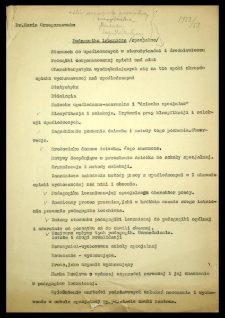 Pedagogika lecznicza /specjalna/