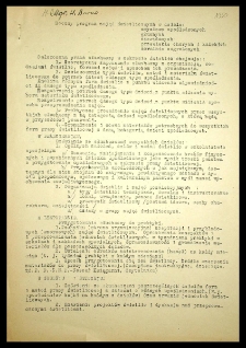 Roczny program zajęć świetlicowych w dziale: umysłowo upośledzonych, głuchych, niewidomych, przewlekle chorych i kalekich, moralnie zagrożonych. Warszawa, dnia 15 kwietnia 1950 r.