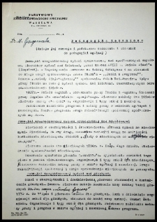 Pedagogika lecznicza (dzieje jej rozwoju i podstawowe założenia i stosunek do pedagogiki og&oacute;lnej)