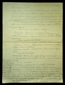 Sprawozdanie z działalności Sekcji Szkolnictwa Specjalnego w Warszawie r. 1934, 25.III.35 [projekt]