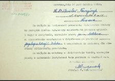 [Korespondencja z dr Stanisławem Wawrzyńczykiem w sprawie zmian w programie wykładów z psychopatologii dziecka w PSPS. Warszawa, dnia 24 października 1960 r.]