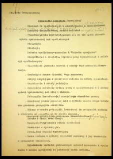 Pedagogika lecznicza (specjalna)