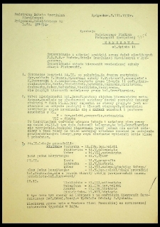 Sprawozdanie z odbytej praktyki przez dział niewidomych P.S.P.S. w Państw. Szkole Specjalnej Niewidomych w Bydgoszczy. Bydgoszcz, 3.III.1952 r.