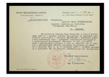 [Zawiadomienie o przyznaniu dodatku specjalnego na okres od 1 stycznia 1964 d. 31 sierpnia 1964 r.]. Warszawa, dnia [16] stycz. 1963