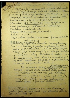 Dr J. Doroszewska do programu kol. Burno 1955 r. [notatka - wizja wsp&oacute;łpracy]