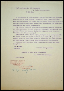 Mój testament - Maria Grzegorzewska, 1-III-65 r. [Kopia testamentu]