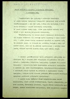 Prace naukowe w zakresie pedagogiki specjalnej w 20-leciu PRL [opracowanie]